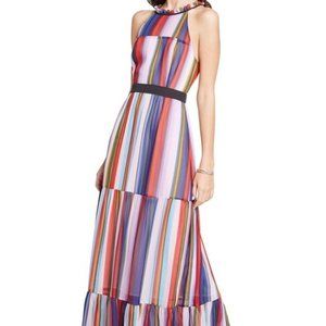 NWOT BCBGeneration Rainbow Striped Maxi Dress - Size 2